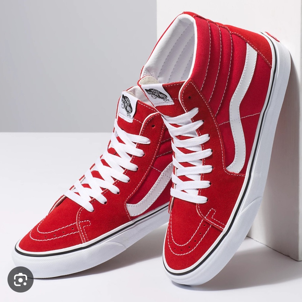 Vans Sk8-Hi Red Shoes